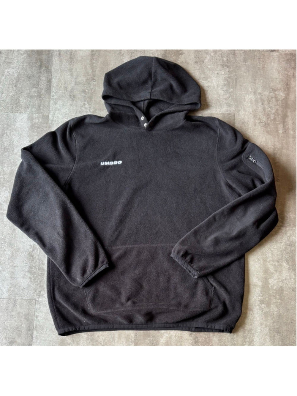 Umbro Fleece Hoodie Mens XL Black Soccer World Cup